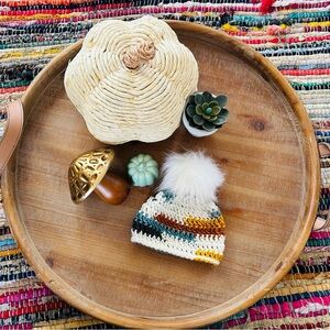 Infant Crocheted PomPom Beanie